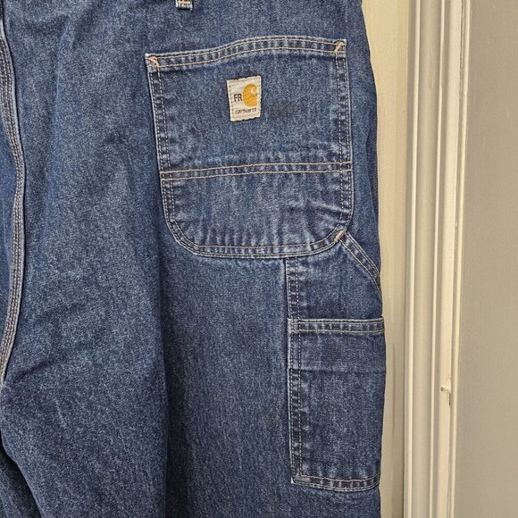 Carhartt Men's Work Fire Resistant Jeans CAT 2 Original Fit 46/32 Carpenter - Picture 10 of 16